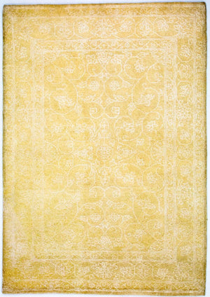 Alfombra de diseño - 202 x 140 cm - oro