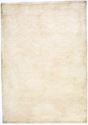 Alfombra Gabbeh - Indus - 203 x 140 cm - beige