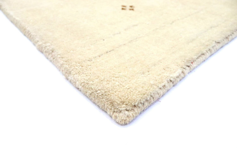 Alfombra de lana - 195 x 140 cm - beige