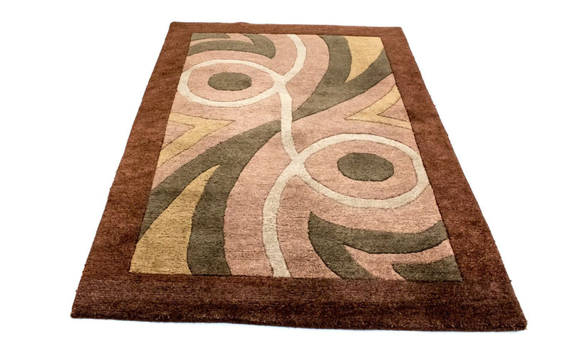 Alfombra de Nepal - 178 x 119 cm - marrón