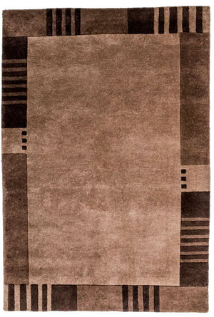 Alfombra de Nepal - 177 x 120 cm - marrón
