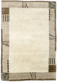 Alfombra de Nepal - 174 x 122 cm - beige