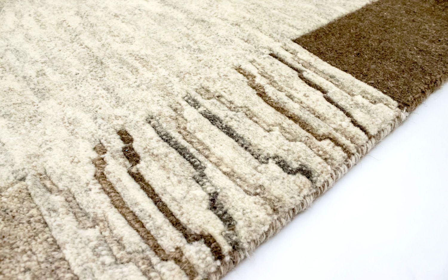 Alfombra de Nepal - 183 x 118 cm - beige