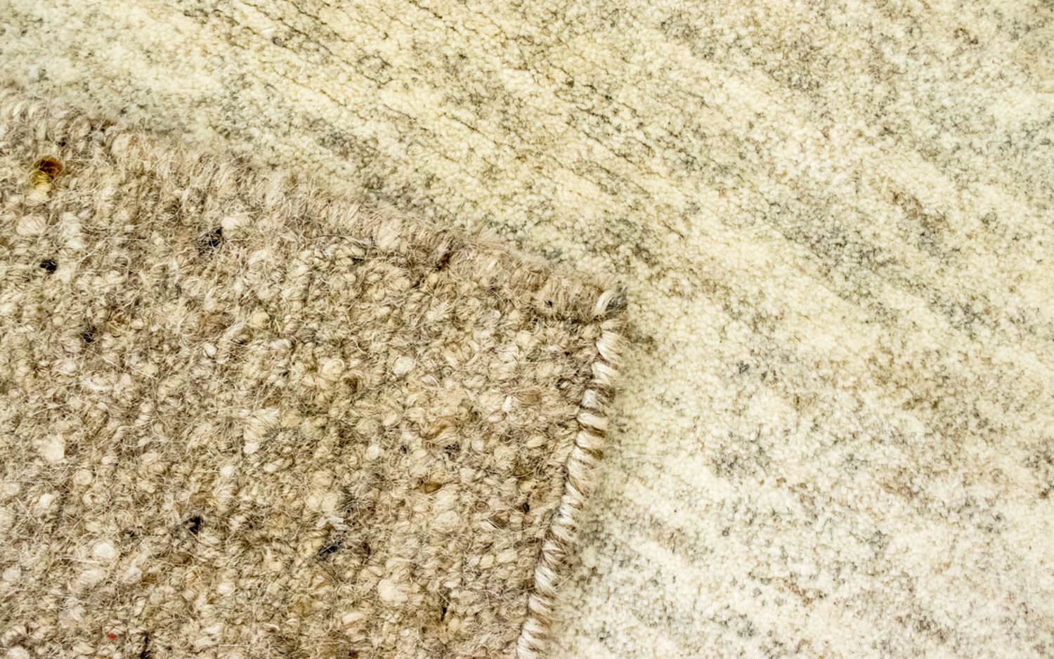 Alfombra de Nepal - 183 x 118 cm - beige