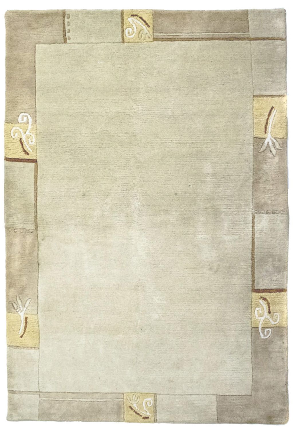 Alfombra de Nepal - 180 x 124 cm - beige