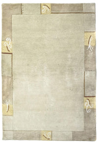 Alfombra de Nepal - 180 x 124 cm - beige