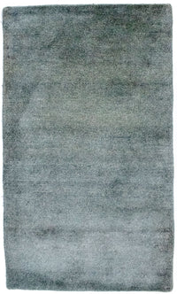 Alfombra de Nepal - 157 x 91 cm - plata