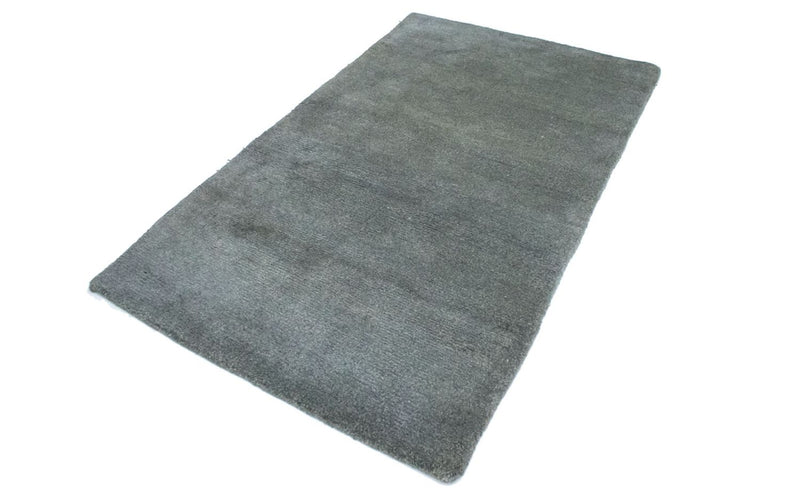 Alfombra de Nepal - 157 x 91 cm - plata