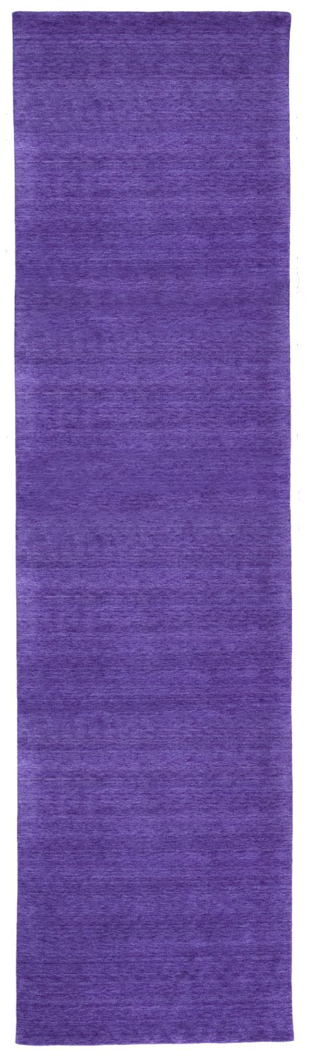 Alfombra de pasillo Alfombra Gabbeh - Indus - 400 x 80 cm - púrpura