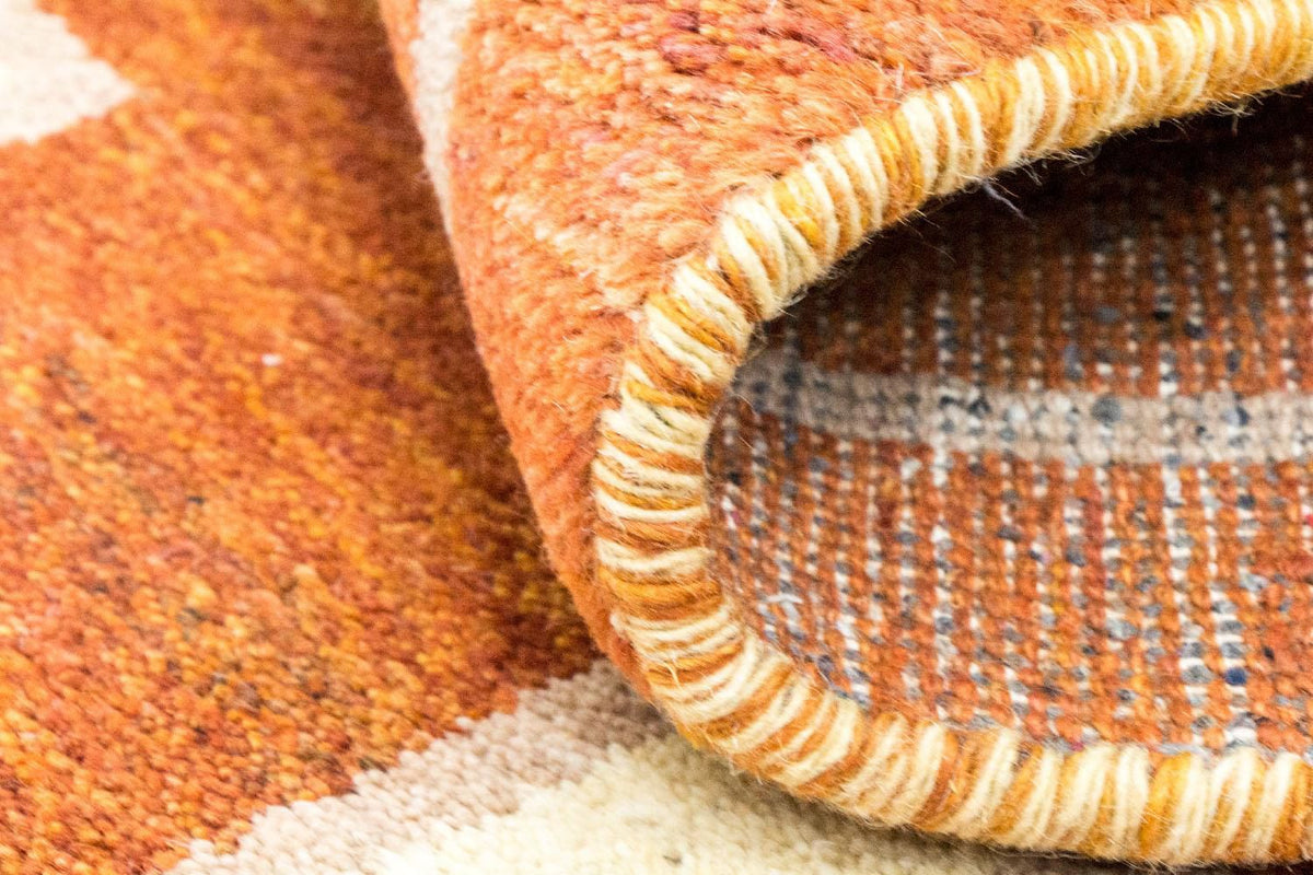 Alfombra Gabbeh - Indus - 140 x 70 cm - naranja