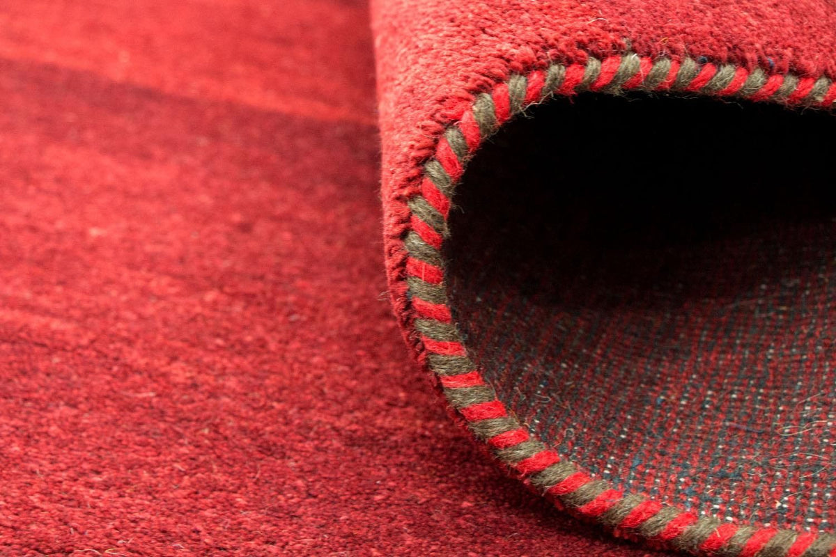 Alfombra Gabbeh - Indus - 182 x 119 cm - rojo