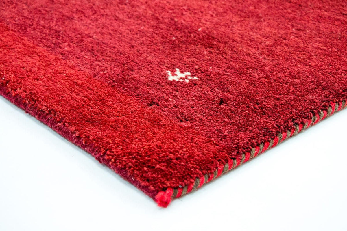 Alfombra Gabbeh - Indus - 182 x 119 cm - rojo