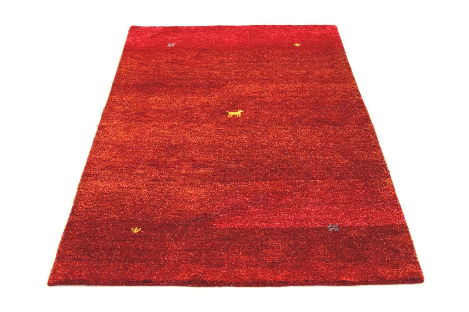 Alfombra Gabbeh - Indus - 176 x 118 cm - rojo