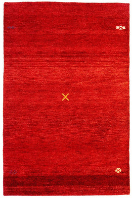 Alfombra Gabbeh - Indus - 182 x 115 cm - rojo