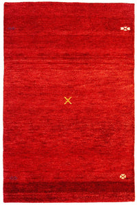 Alfombra Gabbeh - Indus - 182 x 115 cm - rojo