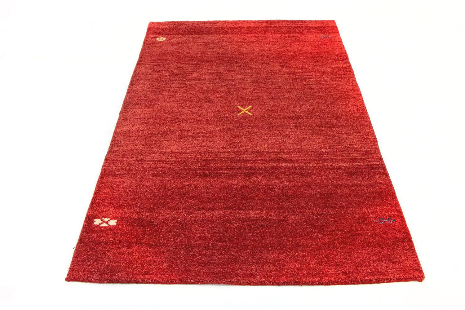 Alfombra Gabbeh - Indus - 182 x 115 cm - rojo