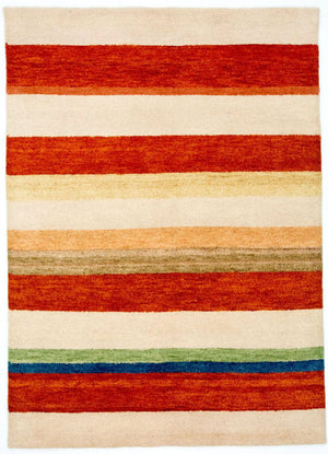 Alfombra Gabbeh - Indus - 196 x 139 cm - colorido