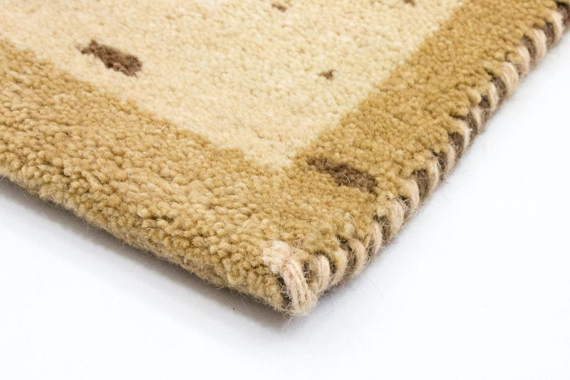Alfombra Gabbeh - Indus - 136 x 72 cm - beige