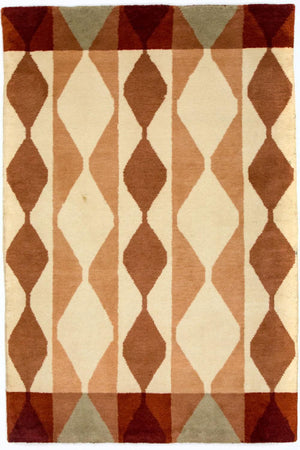 Alfombra Gabbeh - Indus - 182 x 119 cm - multicolor
