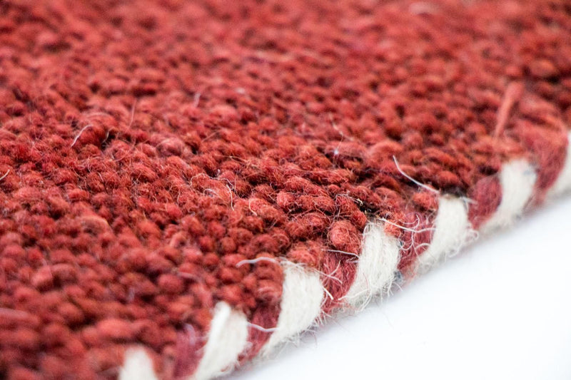Alfombra Gabbeh - Indus - 242 x 175 cm - rojo