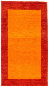 Alfombra Gabbeh - Indus - 160 x 93 cm - naranja