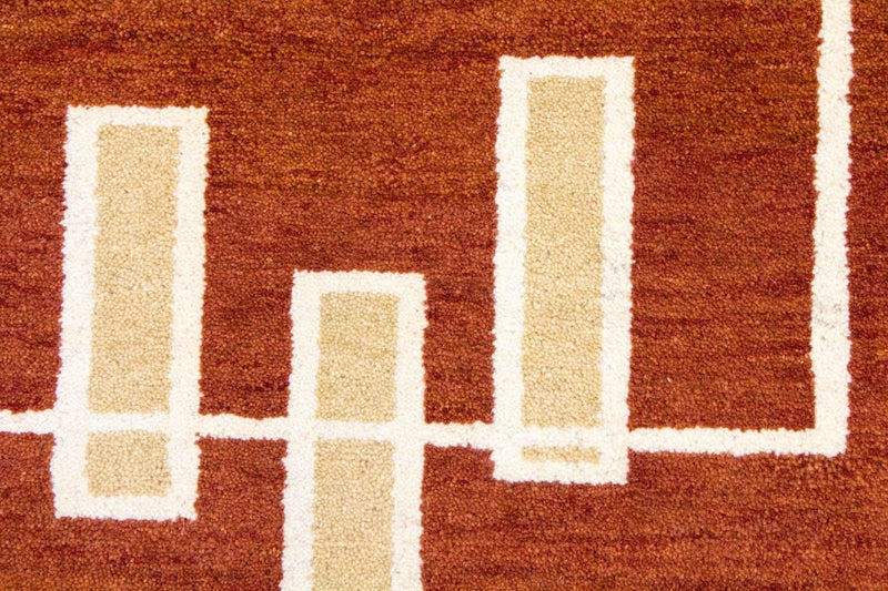 Alfombra Gabbeh - Indus - 140 x 70 cm - óxido