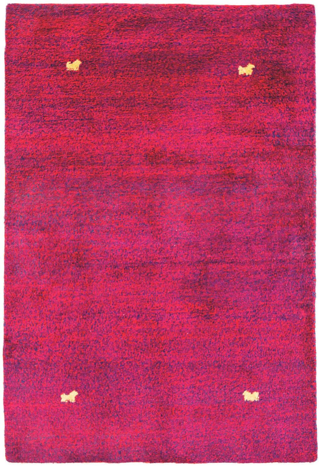 Alfombra Gabbeh - Indus - 205 x 140 cm - rosa