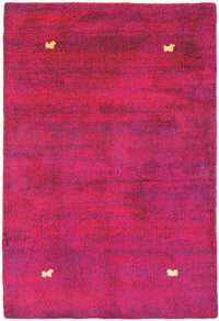 Alfombra Gabbeh - Indus - 205 x 140 cm - rosa