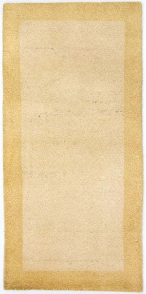 Alfombra Gabbeh - Indus - 140 x 70 cm - beige