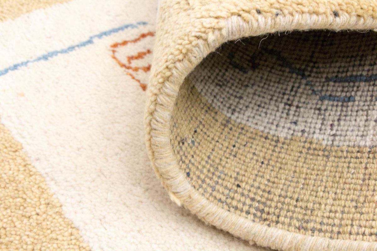 Alfombra Gabbeh - Indus - 140 x 70 cm - beige