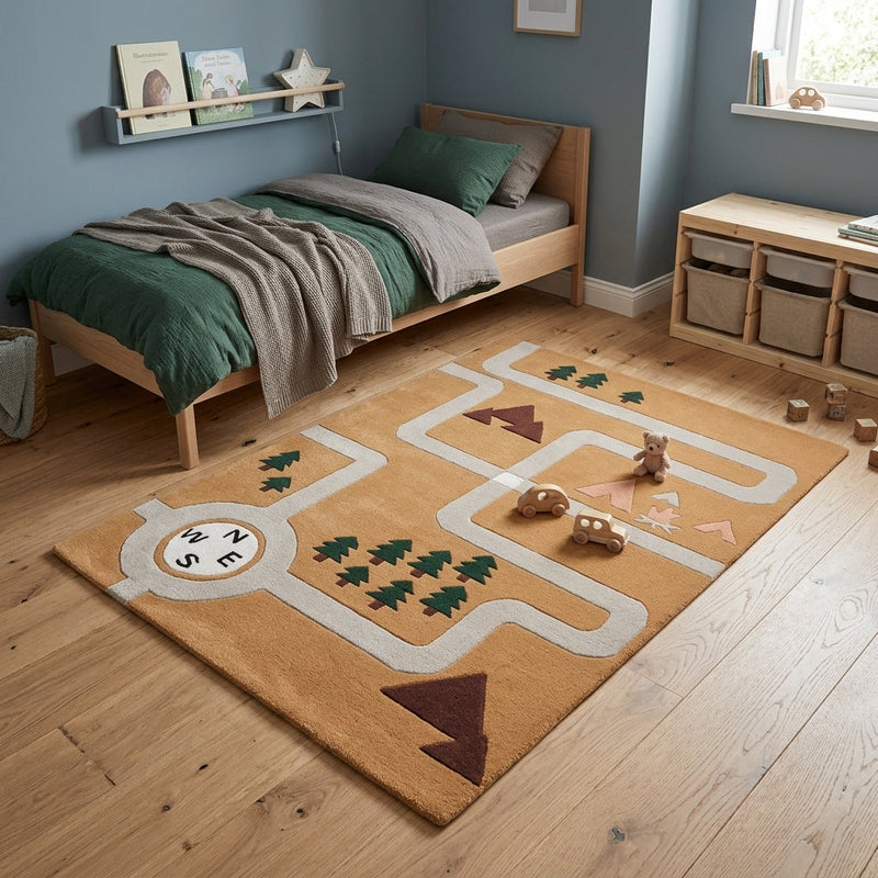 Calle de Juegos Alfombra Infantil