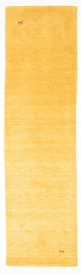 Alfombra de pasillo Alfombra Gabbeh - Indus - 200 x 80 cm - oro