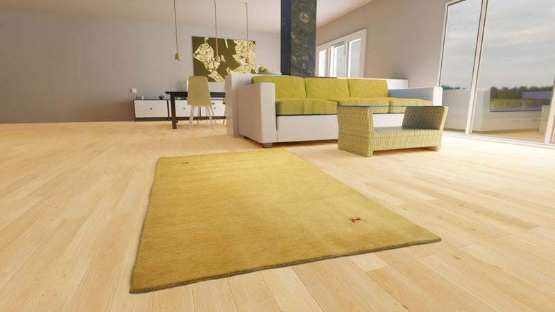 Alfombra Gabbeh - Indus - 250 x 200 cm - oro