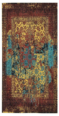 Alfombra de pasillo Alfombra Vintage - 300 x 80 cm - oro