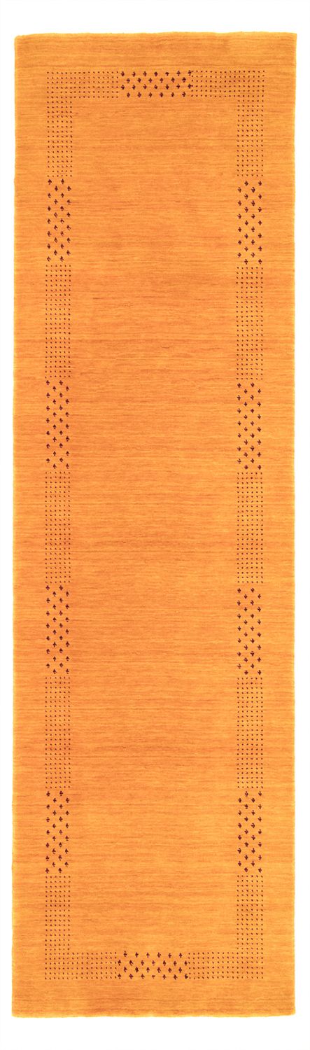 Alfombra de pasillo Alfombra Gabbeh - Indus - 200 x 80 cm - oro