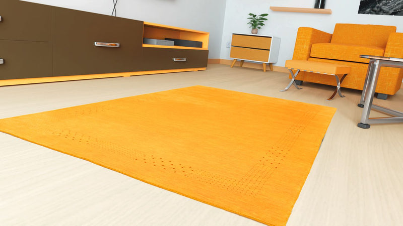 Alfombra Gabbeh - Indus - 300 x 250 cm - oro