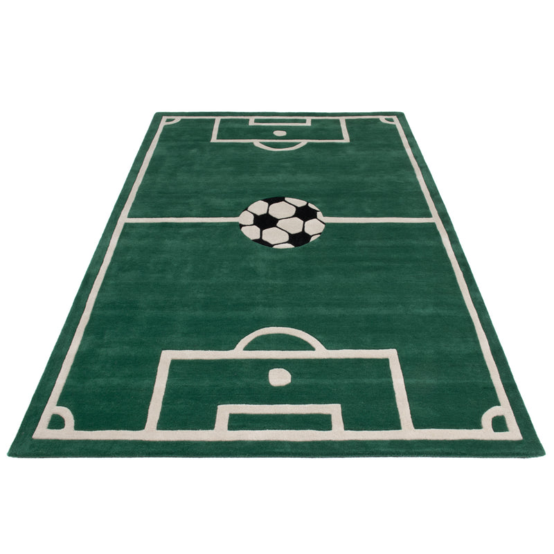 Kinderteppich Fußballfeld
