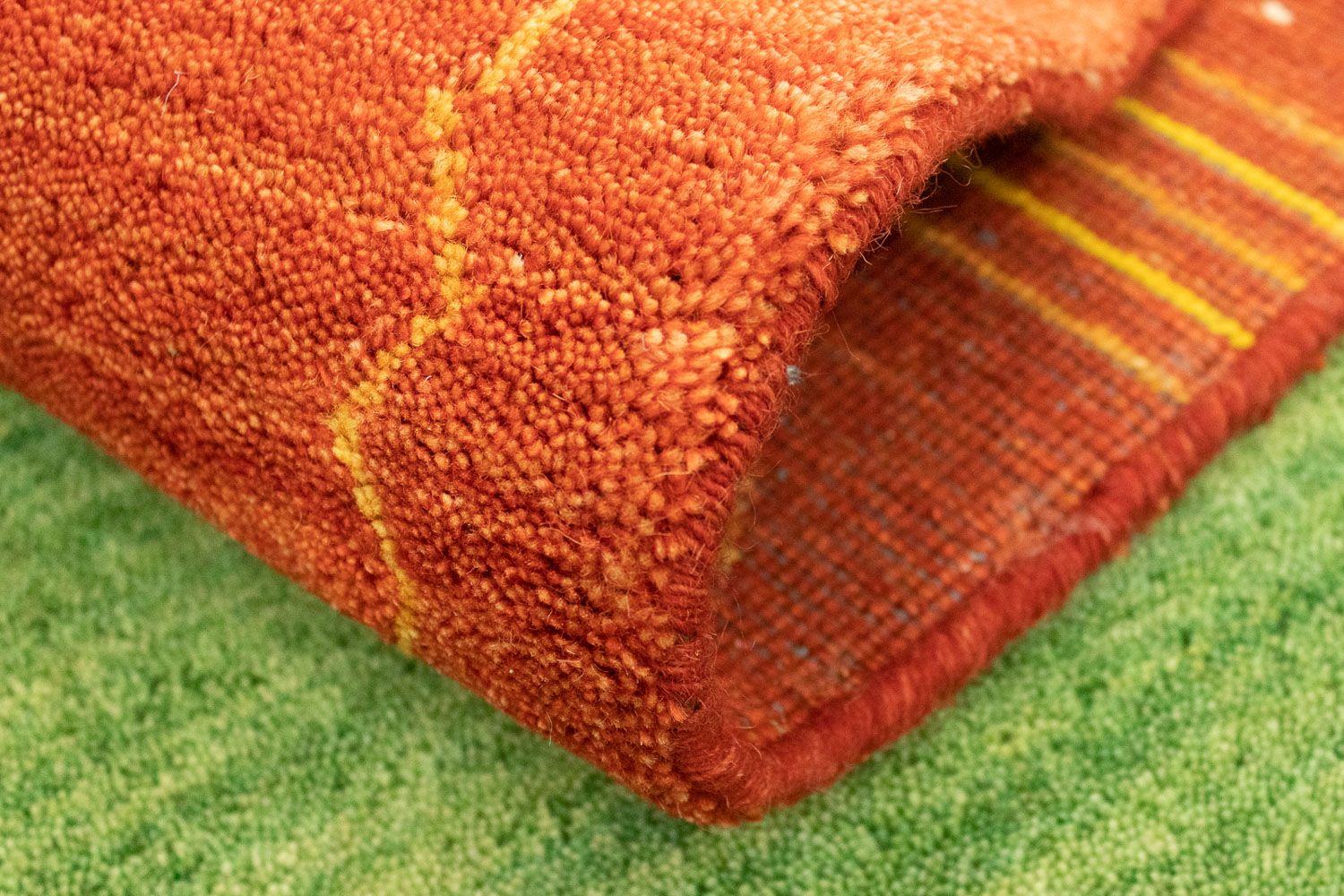 Alfombra Gabbeh - Indus - 180 x 120 cm - verde