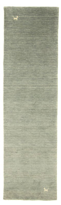 Alfombra de pasillo Alfombra Gabbeh - Indus - 200 x 80 cm - gris