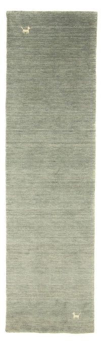 Alfombra de pasillo Alfombra Gabbeh - Indus - 200 x 80 cm - gris