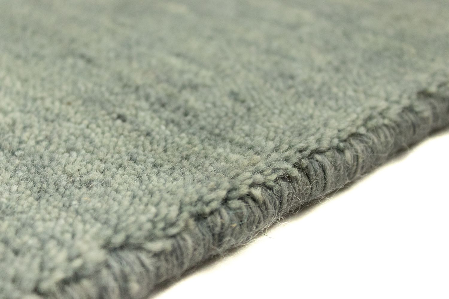 Alfombra de pasillo Alfombra Gabbeh - Indus - 200 x 80 cm - gris