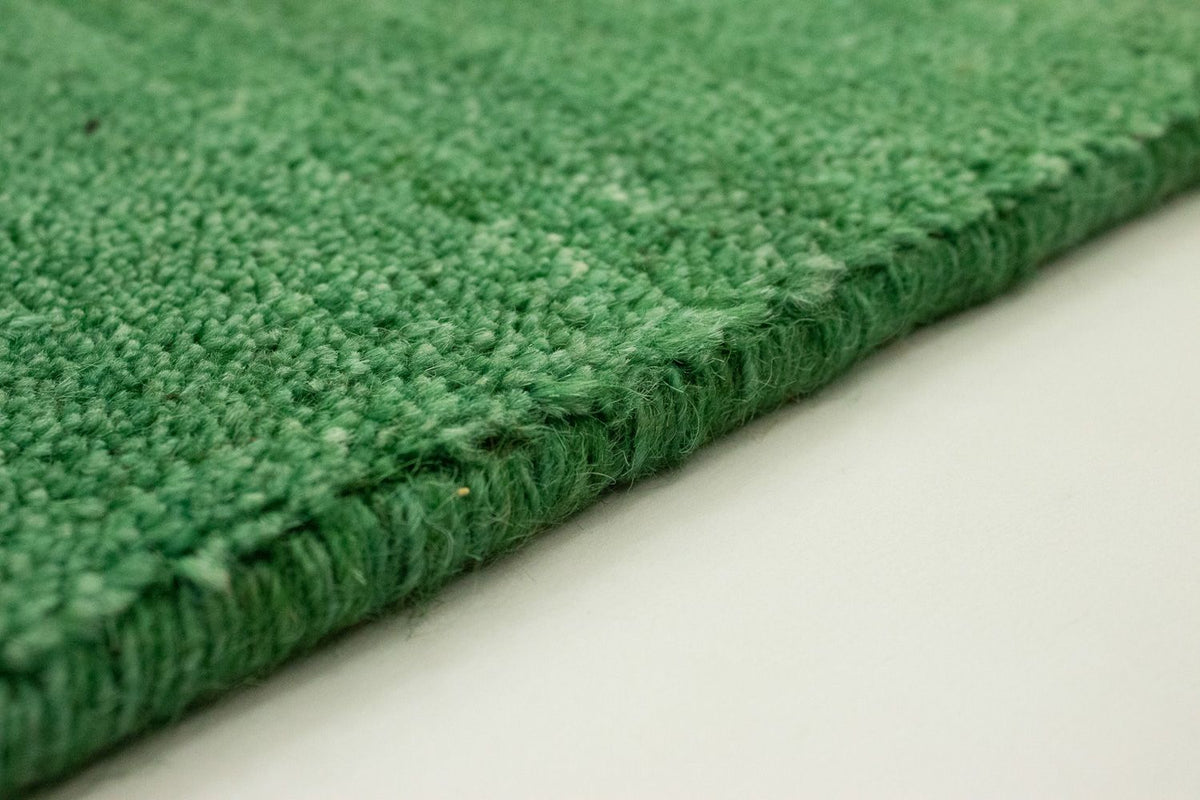 Alfombra de pasillo Alfombra Gabbeh - Indus - 200 x 80 cm - verde