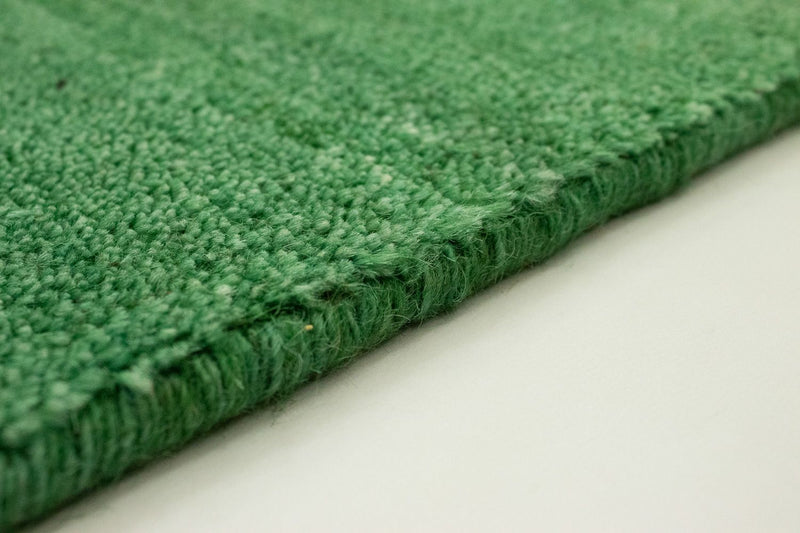 Alfombra de pasillo Alfombra Gabbeh - Indus - 200 x 80 cm - verde