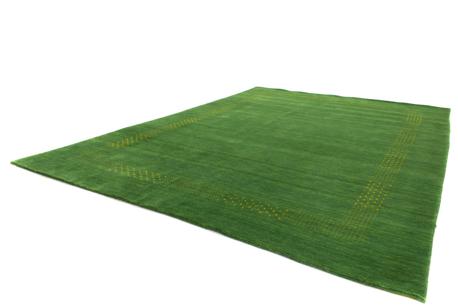 Alfombra Gabbeh - Indus - 300 x 250 cm - verde