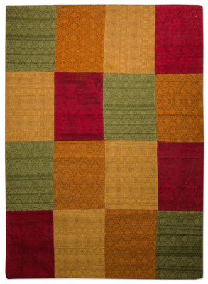 Alfombra de patchwork - 300 x 200 cm - colorido
