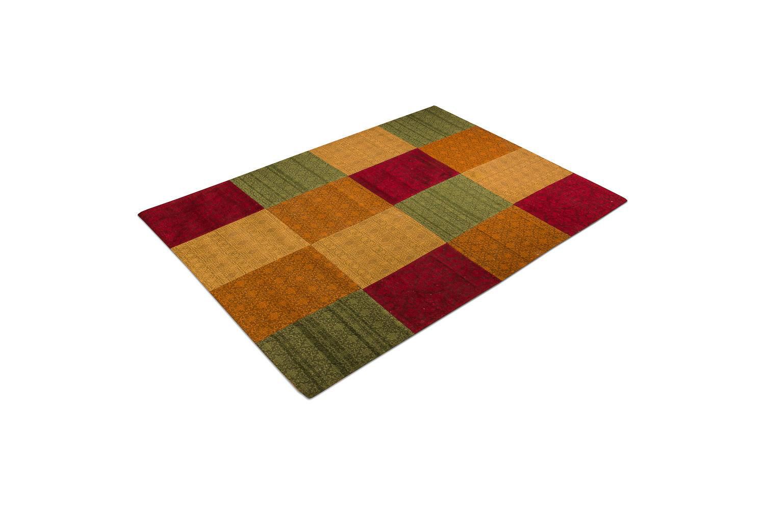 Alfombra de patchwork - 340 x 240 cm - colorido