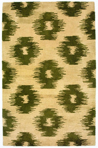 Alfombra de lana - 240 x 155 cm - verde
