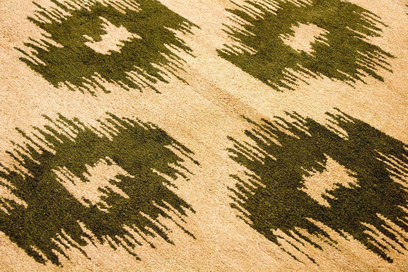 Alfombra de lana - 240 x 155 cm - verde