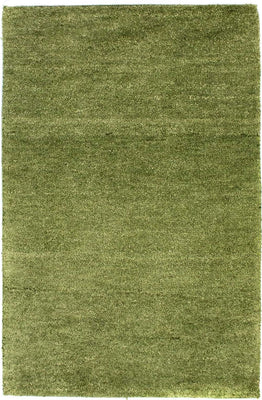 Alfombra Gabbeh - Indus - 90 x 60 cm - verde claro