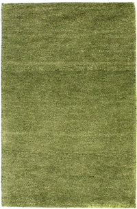 Alfombra Gabbeh - Indus - 90 x 60 cm - verde claro